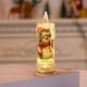 thumbnail image 4 of Electronic Candle Light Christmas Decorations Snowman Santa Reindeer Luminous Night Light Mood Ornaments for Holiday Home Party Tabletop Display, 4 of 6