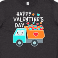 thumbnail image 4 of Inktastic Happy Valentines Day truck hearts Youth T-Shirt, 4 of 5