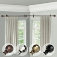 thumbnail image 2 of Domovina Reid 13/16-inch Single Corner Window Curtain Rod-Color:Satin Nickel,Size:120-170", 2 of 2