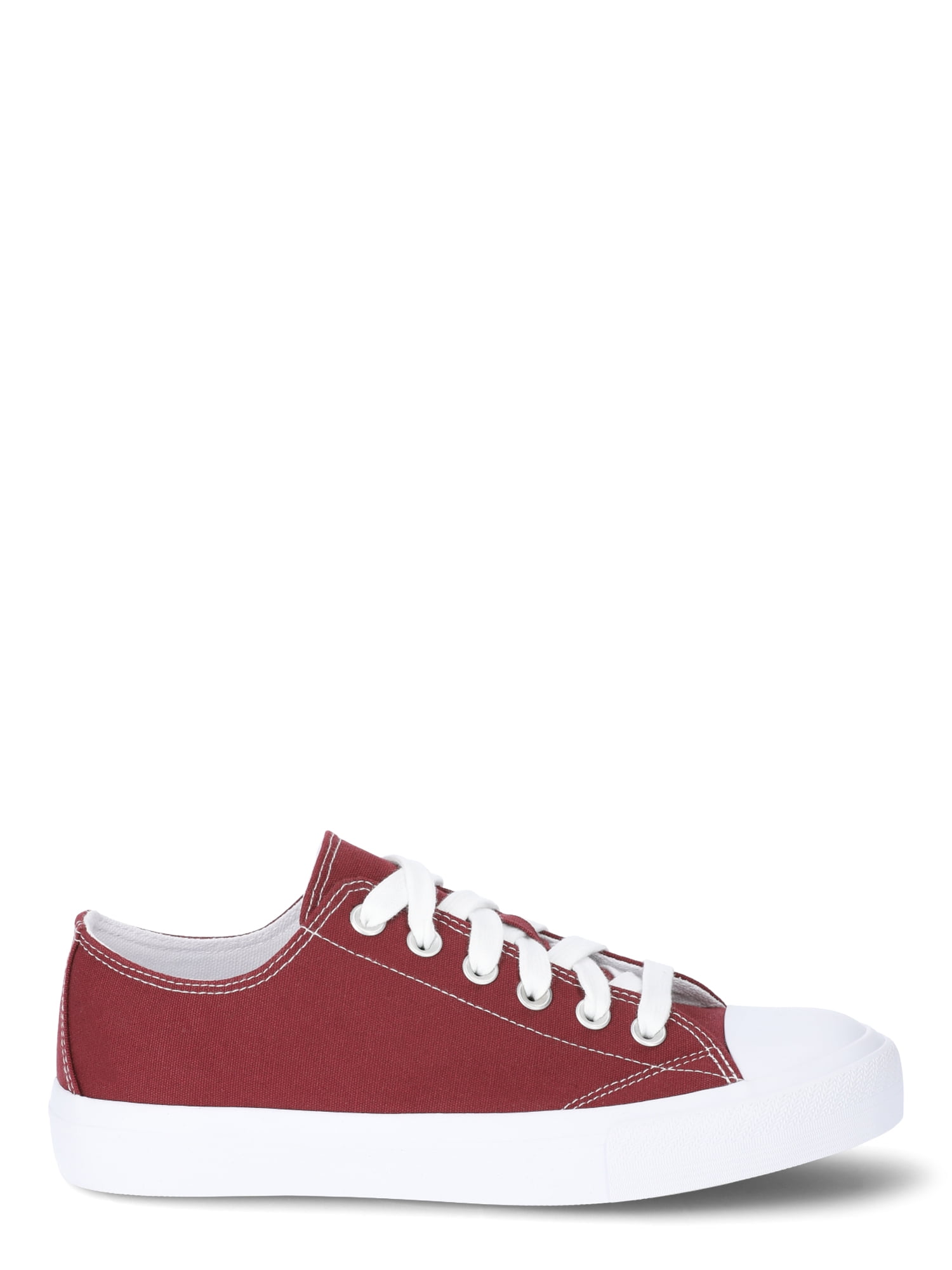 No Boundaries Classic Lace Up Sneakers, Wide Width Available, Womens