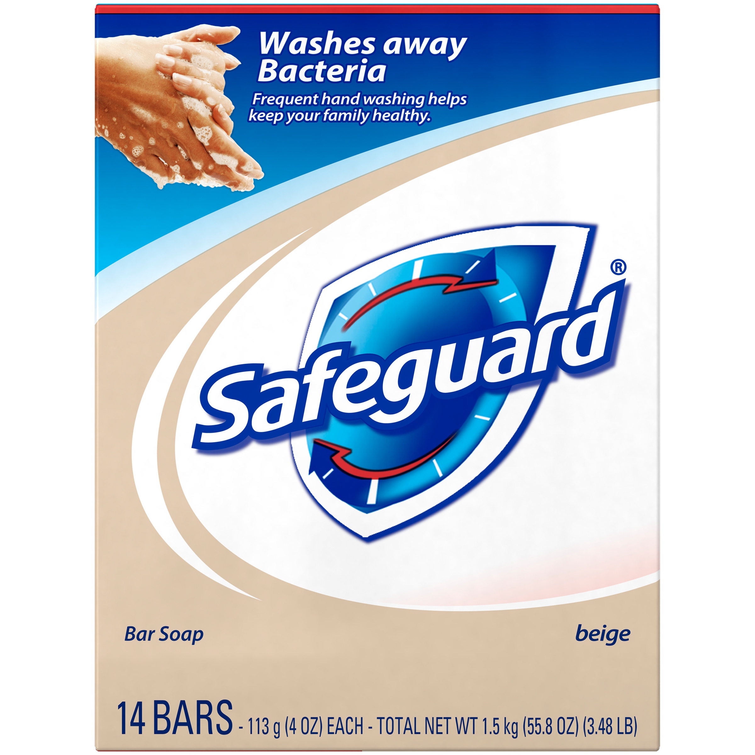 Safeguard Original Bar Soap, Beige, 4 Ounces, 14 Pack - image 5 of 6