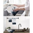 thumbnail image 5 of Forest Kitchen Dish Towels for Drying Dishes Set of 2, Dark Blue Fall Bird Vintage Farmhouse Tree Waffle Weave Microfiber Hand Tea Bathroom Towels Quick Dry & Absorbent Towel 12x12, 5 of 7