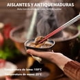 thumbnail image 2 of Palillos Chinos de Acero Inoxidable Reutilizables, Palillos Impresos de Porcelana Azul y Blanco, Mango Largo Antideslizante, Aptos para Lavaplatos, para Hogar, Cocina O Restaurante., 2 of 4