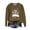 1-Brown, variant on Tops for Women Christmas Print Long Sleeve Round Neck Drop Shoulder Hoodie Sweatshirt Womens Blouse Plus Size Gray XXL