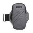 thumbnail image 1 of YOPTOP Arm Bag Sports Arm Bag Wear-resistant High Capacity Non-slip Comfortable Smooth Zipper Holder Splash-proof Armband Cell Phone Holder Gym Accessory,Grey,One Size, 1 of 6