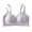 Purple, variant on Womens Bra Wireless Cutout Soft Push Up Bralette Solid Ribbed Seamless Breathable Everyday Underwear