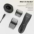 thumbnail image 2 of VIKICON Shaver & Body Groomer for Men Waterproof Wet / Dry Male Hygiene Razor with Standing Recharge Dock, 2 of 5