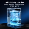 thumbnail image 5 of Hicloud Nugget Ice Maker Countertop, Soft Chewable Ice Maker Machine with Water Tank & Ice Scoop, 8-10 Minute First Ice, 44 lbs/24H, Auto-Cleaning, Suitable for Home/Office/Gatherings, 5 of 10