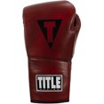 thumbnail image 3 of Title Boxing Blood Red Leather Lace Up Sparring Gloves - 16 oz., 3 of 6