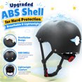 thumbnail image 5 of Kids Bike Helmet Set with Knee Pads Elbow Pads Wrist Guards, Adjustable Helmet for Boys Girls Bicycle Scooter, 5 of 10