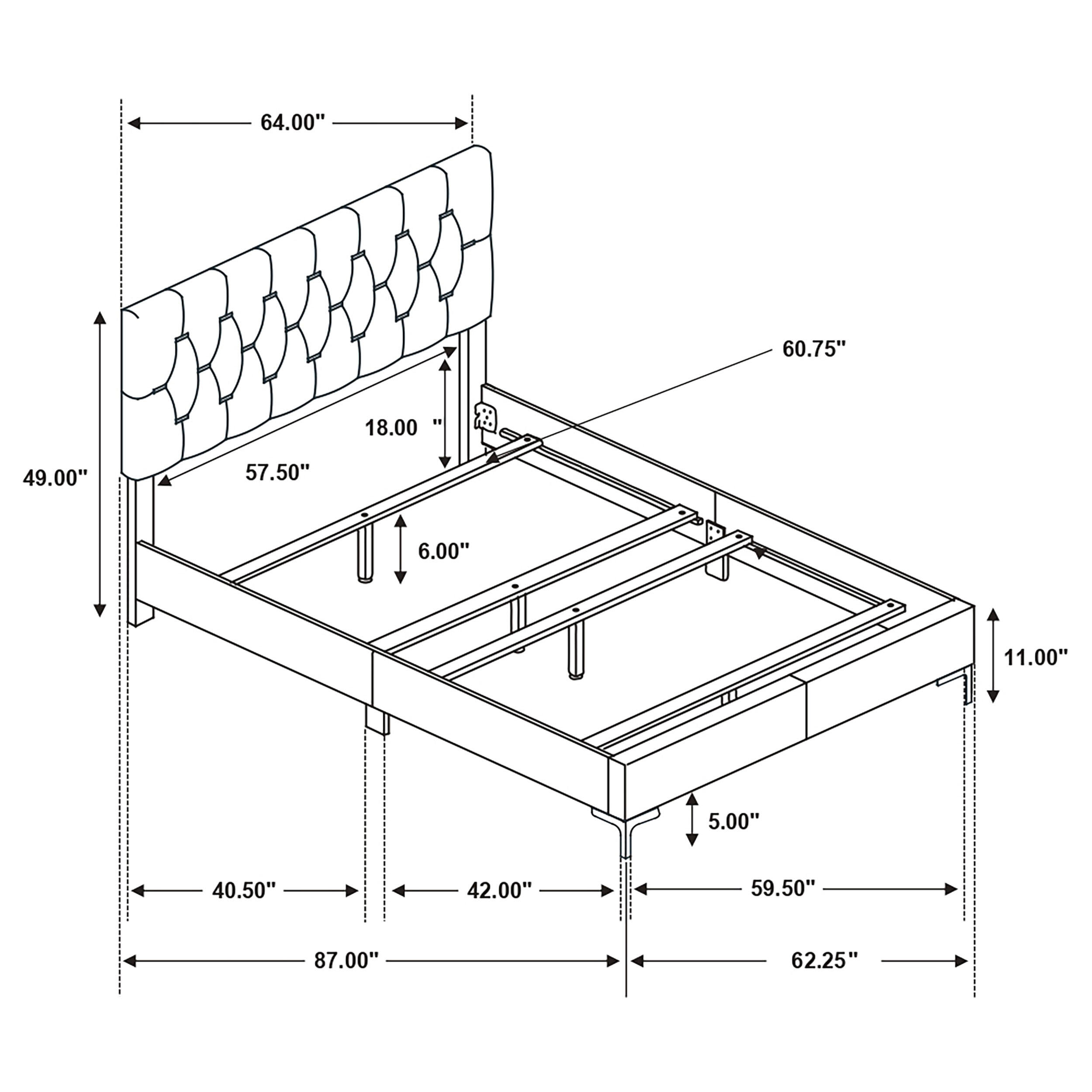 Queen Size Adjustable Bed Base, James Black Upholstered Queen Panel Bed, Black Bed Frames,Upholstered Platform Bed Frames, Furniture Bedroom Furniture Beds, Frames & Bases