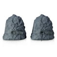 thumbnail image 2 of iHome Audio iHRK-400-PR Rechargeable Bluetooth Outdoor Rock Speakers with TWS Linking - Pair (Gray Lava), 2 of 10