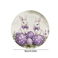 thumbnail image 2 of Easter Coasters Set, Silicone Placemats, Heat Insulation Table Mats, Non-Slip Drink Coasters, Waterproof Coaster for Home Kitchen Office, Decorative Coaster, Party Dining Table Decor, Coastered Mats, 2 of 7