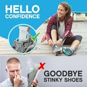 NonScents Shoe Deodorizer 2 Pack 4 Count, Odor Eliminator, Scent Remover for Shoes and Gym Bags