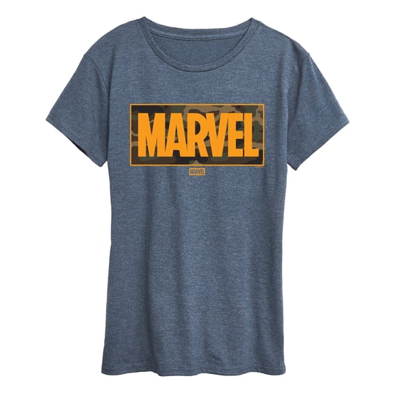 Marvel - Camo Logo - Women's Short Sleeve Graphic T-Shirt