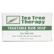 Tea Tree Therapy Vegetable Base Soap with Tea Tree Oil - 3.9 oz