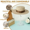 thumbnail image 4 of Acrylic Hat Display Stand Set Adjustable Versatile Domed Hat Holder Kit Clear Stable Wig Head Counter Stand for Your Caps, 4 of 9