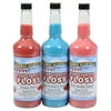 Flufftastic 3 Pack Premium Cotton Candy Sugar Floss by Great Northern, Quart