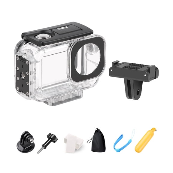 Impacts Resistant Underwater Casefor Action5PRO/4/3 4K Video Recording Fast Installation 1/4 Thread For Accessories