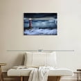 thumbnail image 2 of Elephant Stock Lighthouse Beam In Storm Wall Art - Horizontal Canvas Wall Art - Living Room Wall Decor - Nautical Canvas - Blue And Red Decor - 30" x 20", 2 of 8