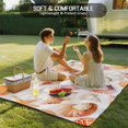 thumbnail image 5 of Fsddascl Orange Shells Coastal Outdoor Rug for Patio/Deck/Porch, Non-Slip Large Area Rug 6 x 9 Ft, Summer Beach Starfish Watercolor Indoor Outdoor Rugs Washable Area Rugs, Camping Rug Carpet, 5 of 5