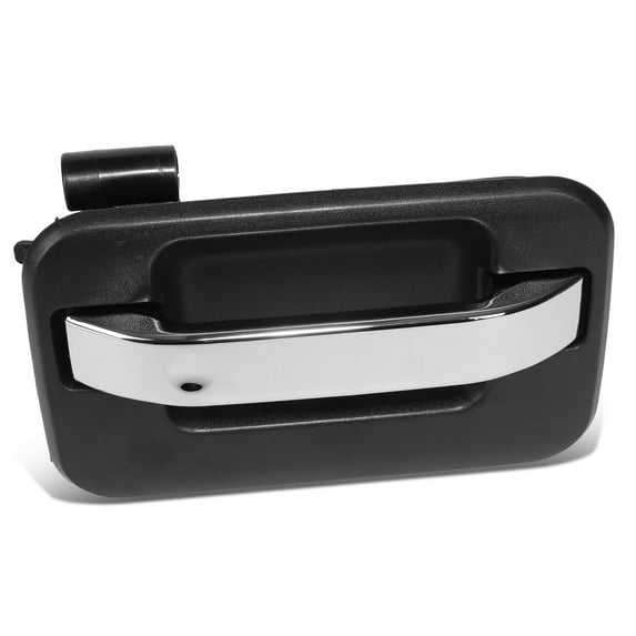 DNA Motoring OEM-DHO-00914 For 2004-2014 Ford Lobo F-150 Lincoln Mark LT Crew Cab Rear Right Door Pull Handle Black Smooth