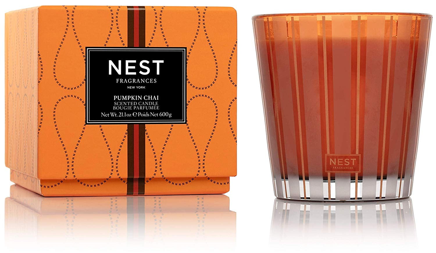 NEST Fragrances 3Wick Candle Pumpkin Chai , 21.2 oz