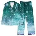 thumbnail image 2 of Enjoytime Christmas Womens Cute Pajama Sets Long Sleeve Printed Lounge Set with Pockets Two Piece Outfits 2025, 2 of 5