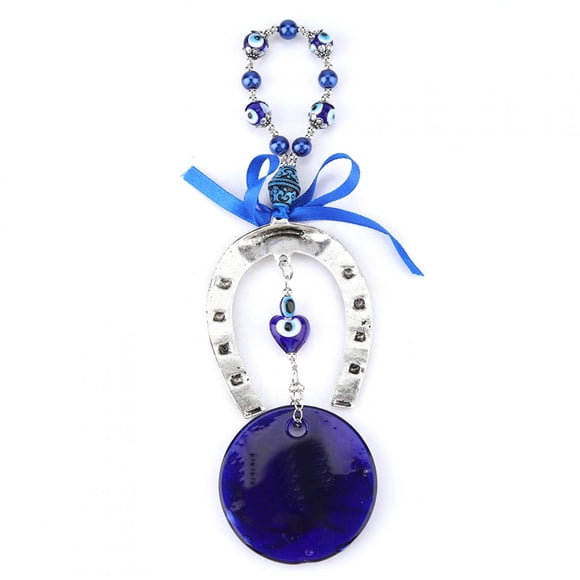 Adorno de Perlas de mal de ojo Ecomeon Azul Turco