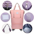 thumbnail image 6 of Gym Travel Duffle Bag Separate Compartments for Dry and Wet Items Rolling Bag, 6 of 14