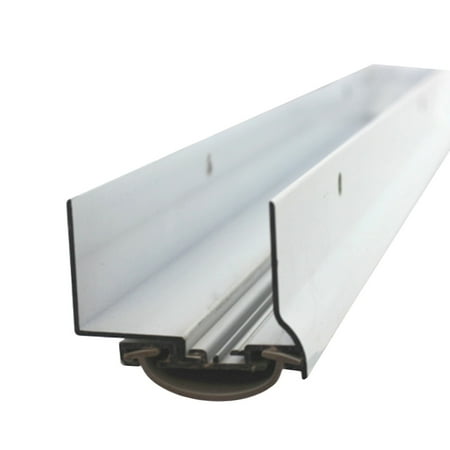 36" White Adjustable Door Bottom Weatherstrip