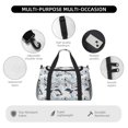 thumbnail image 4 of Disketp Sea Animal Bolsa de Viaje Tipo Duffle, Bolso de Mano para Fin de Semana para Mujer, Bolsa de Gimnasio Ligera para Hombre, Esencial para Viajes, 4 of 7