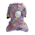 thumbnail image 1 of Hooded Flannel Pet Sweater for Winter Fall Season Cozy Comfort Wearable Animal Apparel, 1 of 2