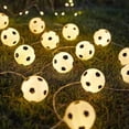 thumbnail image 2 of Guirnalda de luces de fútbol 3M, 20 LED, luz nocturna blanca cálida, balón de fútbol, luces de cadena para interiores y exteriores, accesorios de jardín Lam, 2 of 5