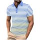 thumbnail image 1 of Mens Manga Corta Botón Abajo Camisas con Bolsillo Pulover Botón de Impresión de la Camisa de Solapa de Poliéster Cuello de Vuelta, Blusa Casual para Hombres, 1 of 5