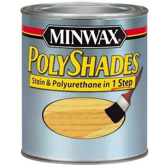 Minwax Stain and Polyurethane Finish - Gloss, Classic Oak - 1 Qt