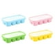 thumbnail image 1 of Bandejas, paquete de 4 bandejas de silicona fáciles de desmoldar y flexibles, con tapa, para cócteles, bandejas para hielo apilables con cubiertas., 1 of 8