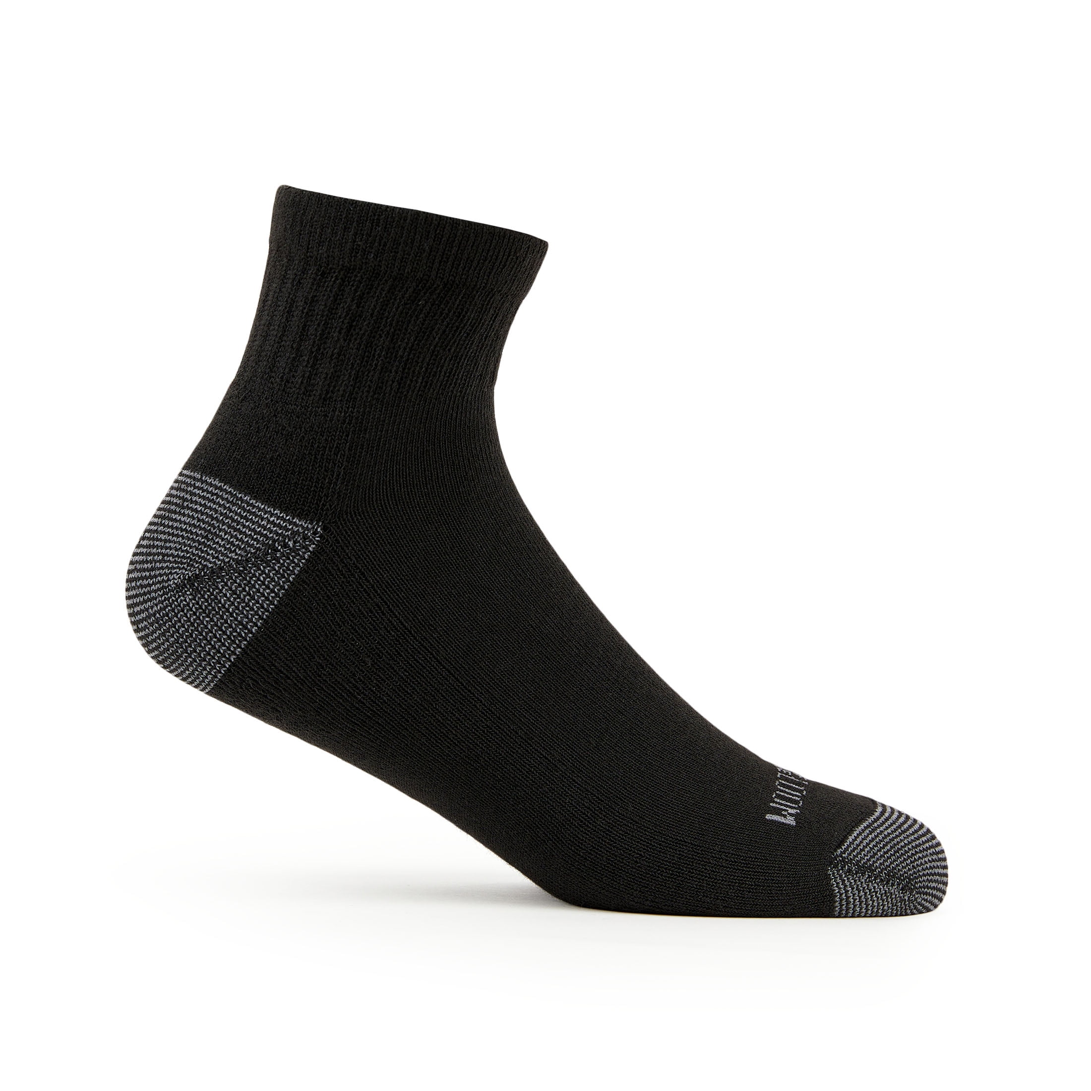 Fruit of the Loom Men's Dual Defense Ankle Socks, Size XL, Black (6-Pack)