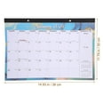 thumbnail image 2 of ORDDIART 1Set Yearly Wall Calendar Dry Erase White Rectangular For Home Accessory 2024-2025, 2 of 5