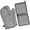 White-1, variant on Leopard Print Oven Mitts and Pot Holders Set Of 4, Heat Resistant Kitchen Gloves with Non-Slip Grip, Hanging Loop, Soft Cotton Lining for Baking, Cooking, Grilling, Barbecue