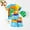 K001, variant on XBASW Toddler Baby Boys Swimsuits with Hat 3 PCS Set Kids Short Sleeve Rash Guard Tops + Trunks Cartoon Printing Swimwear 1-7T