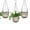 Gray, variant on Trianu 3 Pcs Hanging Planter Hanging Flower Pot Self Watering Hanging Flowerpots Thickened Plant Pot Basket Hydroponic Soil Cultivation Lazy Planter Planter Indoor, Green