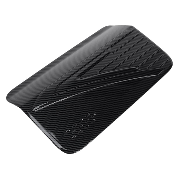 Tapa de la puerta del tanque de combustible para Mitsubishi L200 2024-2025, cubierta de la tapa de combustible, tipo adhesivo, fibra de carbono negra, ABS