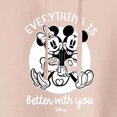 thumbnail image 3 of Disney - Mickey & Friends - Mickey & Minnie in Love - Everything is Better with You - Juniors Cropped Pullover Hoodie, 3 of 5