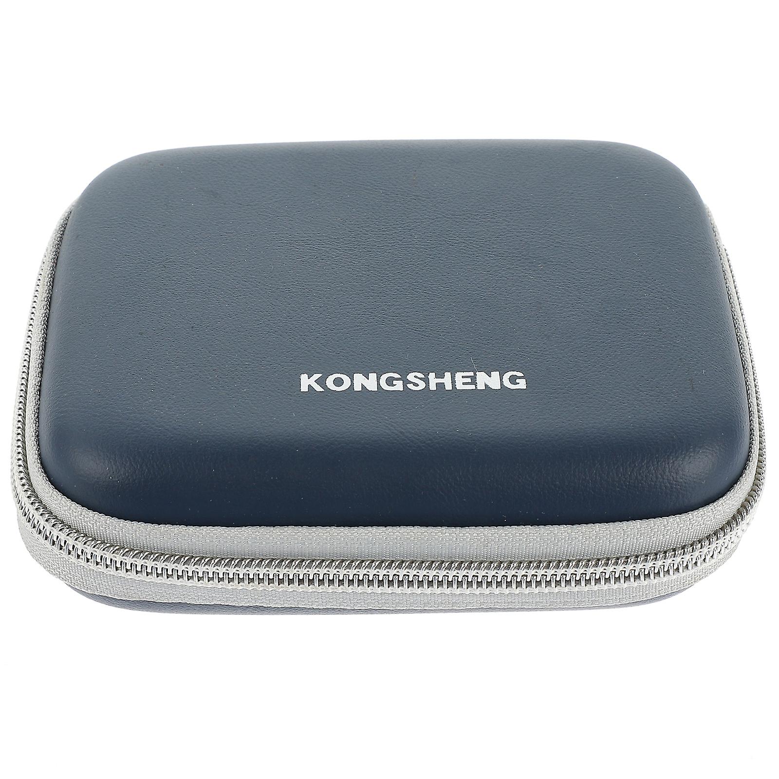 Étui Pour Harmonica En PU Noir - Rangement 7 Harmonicas Avec Fermeture Éclair