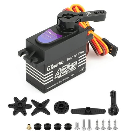 High Torque Waterproof Digital Servo 42kg/cm, IP65 Rated, Ideal for 1/8 and 1/10 RC Models