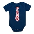 thumbnail image 1 of Tstars Boys Unisex Valentine's Day Love Red Hearts Tie Love Gift for Valentine's Day best and Cute Gift Idea for Boy Infant Baby Bodysuit, 1 of 7