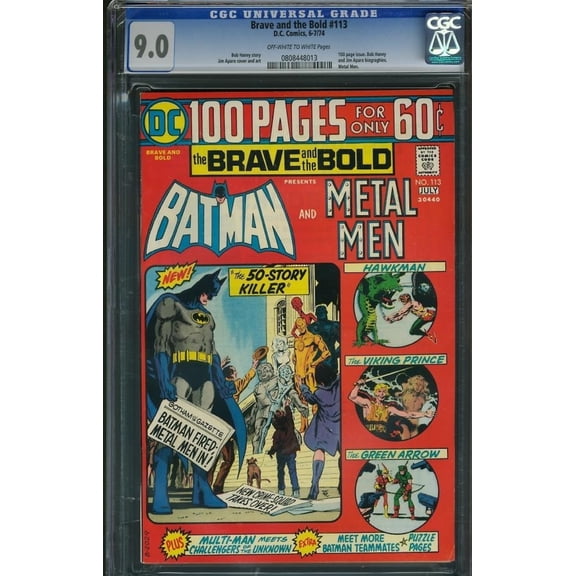 Brave and the Bold #113 - CGC 9 Comic Book