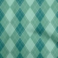 thumbnail image 1 of oneOone Cotton Poplin Sea Green Fabric Check Sewing Material Print Fabric By The Yard 42 Inch Wide, 1 of 5