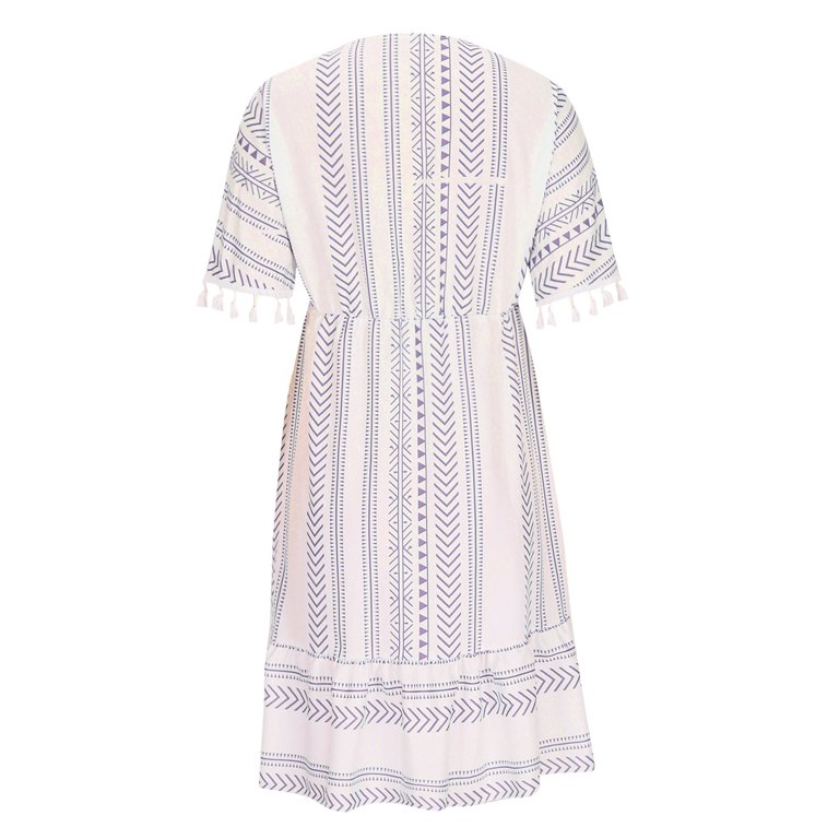 fringe short sleeve shift dress Eawtki Women's Off Shoulder Spaghetti Strap Mini Dress Short Sleeve Fringe Hem Loose Fit Casual Summer Western Club Shift Dress